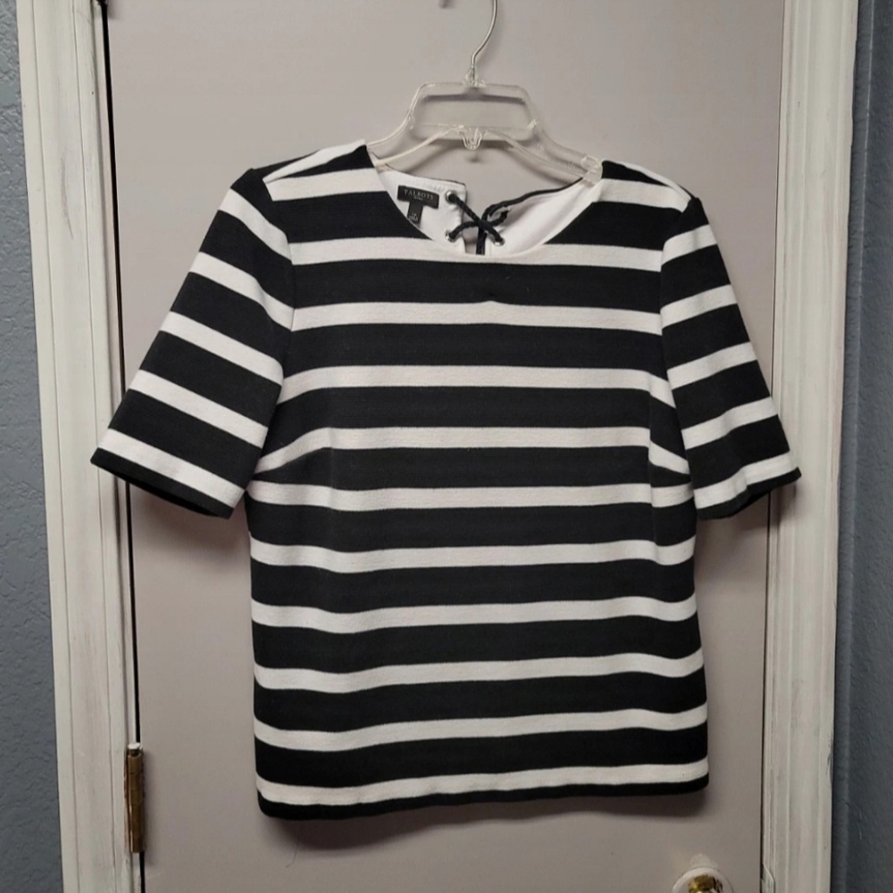 Petite Large Tablots Stripped Top